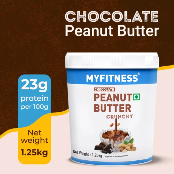 chocolate crunchy peanut butter (23% protein)