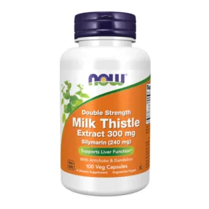 Milk Thistle Extract, Double Strength 300 mg Veg Capsules (100 Capsules)