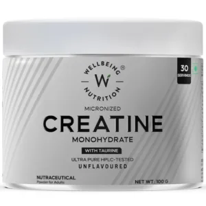 Creatine Monohydrate | 100g | 300mg Taurine | Unflavoured