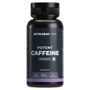 Nutrabay Pro Potent Caffeine 200mg - 60 Tabs