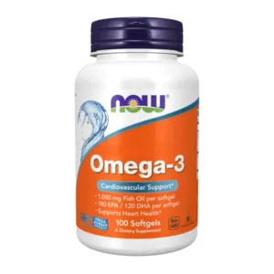 Now Omega-3 1000mg Fish Oil, Softgels