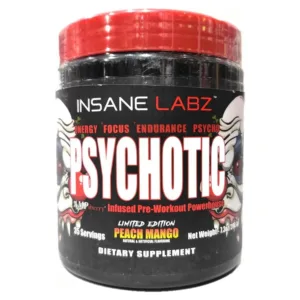 Insane Labz Psychotic, 0.46 lb Peach Mango