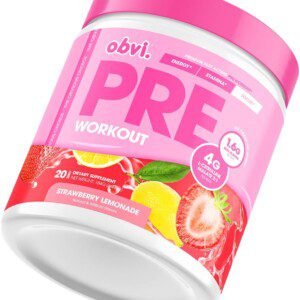 Pre Workout for Women, Preworkout by Obvi, Designed for Energy, Stamina and Focus, No Crash or Jitters, Made with Beta Alanine and L-Citrulline Malate 2:1